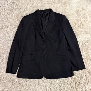Women’s Size 18L Black Wool Horseback Riding Show Coat
